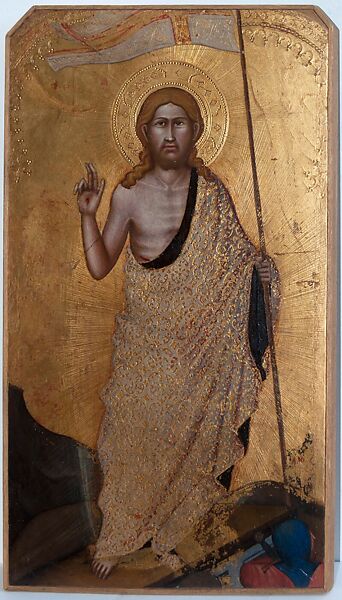The Crucifixion, Andrea di Cione (Orcagna) (Italian, Florence 1315/20–1368 Florence)  , and workshop, Tempera on wood, gold ground