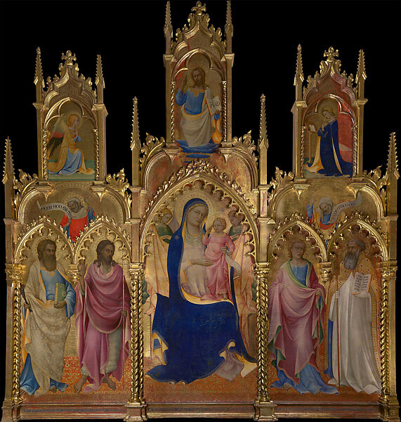 The Nativity, Lorenzo Monaco (Piero di Giovanni) (Italian, Florence (?) ca. 1370–1425 Florence (?)), Tempera and gold on wood