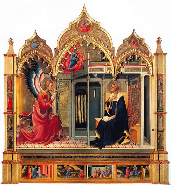 The Nativity, Lorenzo Monaco (Piero di Giovanni) (Italian, Florence (?) ca. 1370–1425 Florence (?)), Tempera and gold on wood