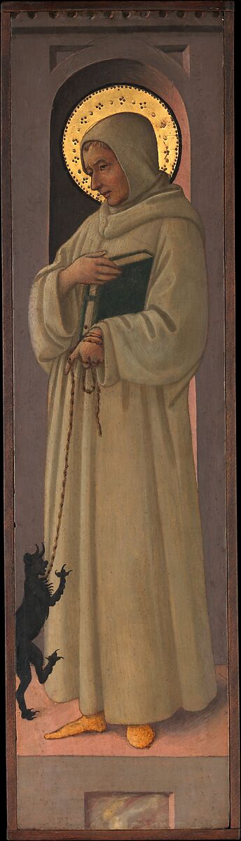 Saint Bernard of Clairvaux, Workshop of Fra Filippo Lippi (Italian, Florence ca. 1406–1469 Spoleto), Tempera and gold on wood, Italian, Florence 