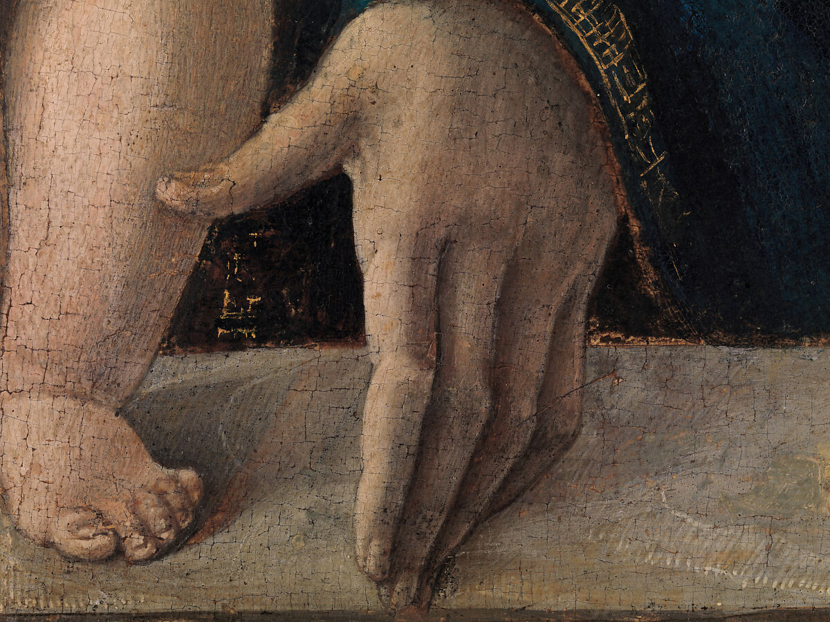 Madonna and Child, Giovanni Bellini (Italian, Venice, 1424/26–1516 Venice), Tempera, oil, and gold on wood