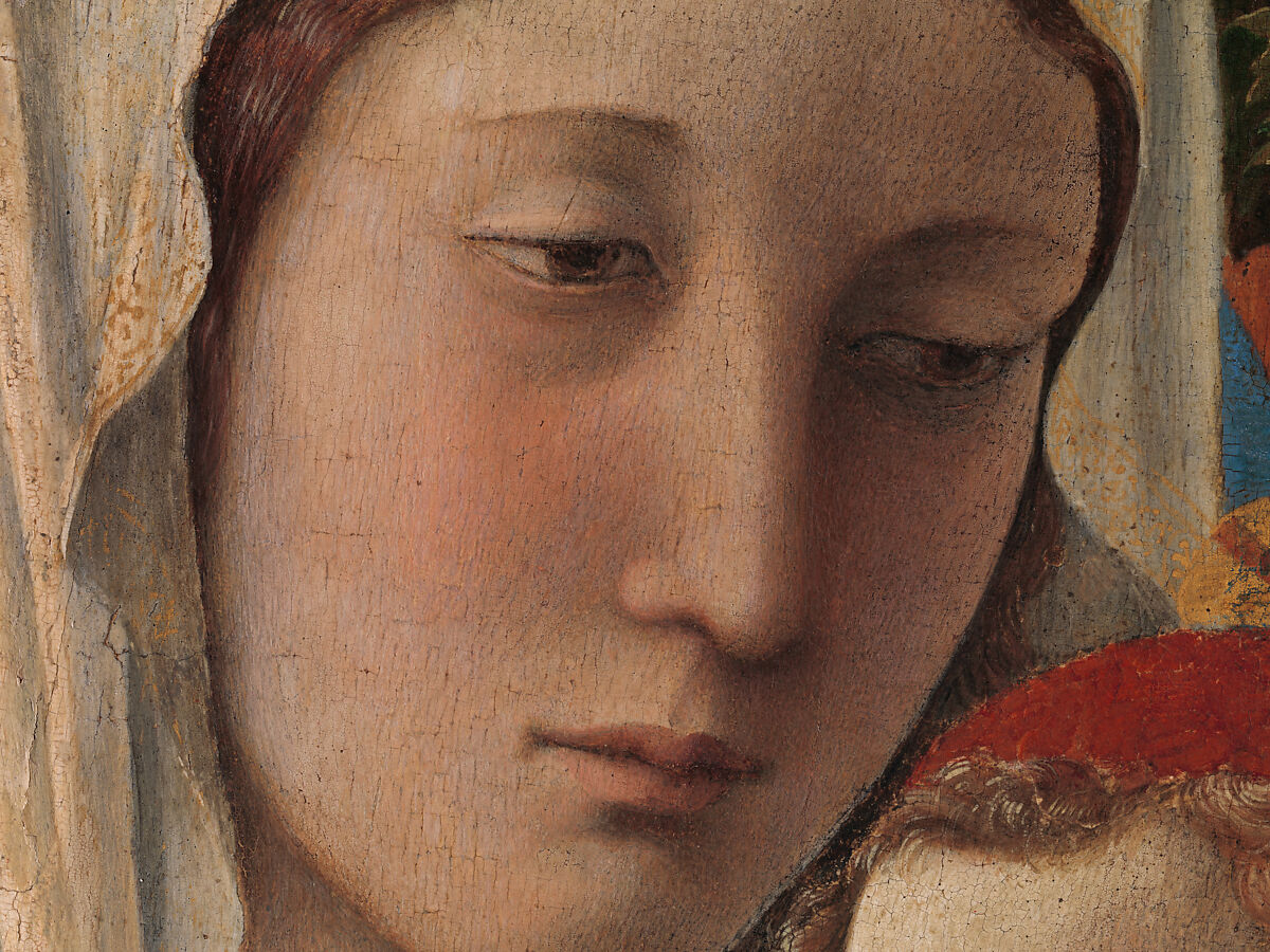 Madonna and Child, Giovanni Bellini (Italian, Venice, 1424/26–1516 Venice), Tempera, oil, and gold on wood