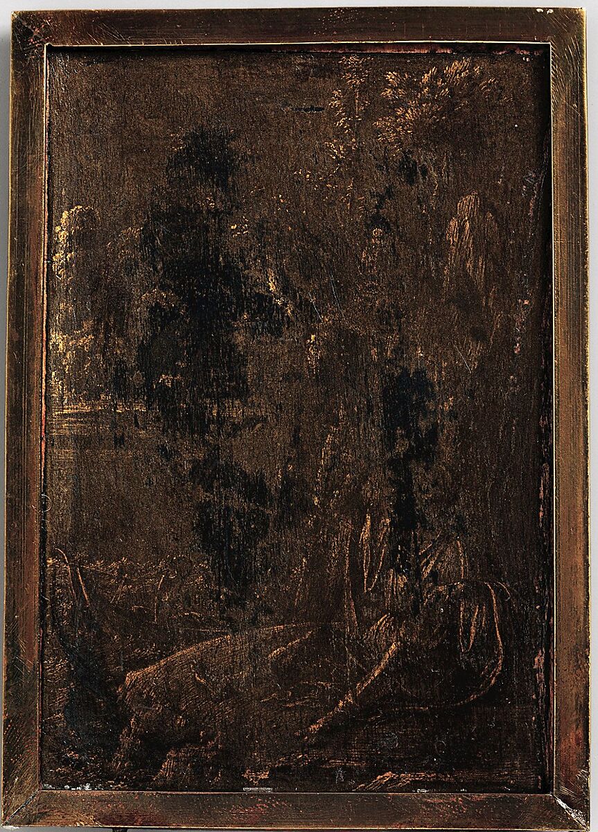 Portrait of a Woman, Possibly a Nun of San Secondo; (verso) Scene in Grisaille, Jacometto (Jacometto Veneziano) (Italian, active Venice by ca. 1472–died before 1498), Oil on wood; (verso: oil and gold on wood)