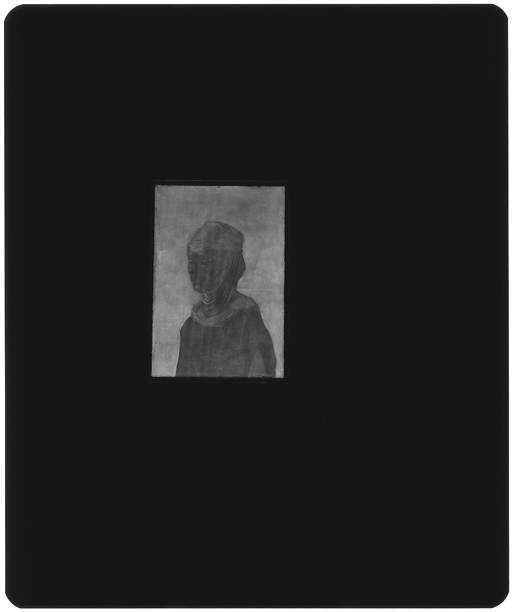 Portrait of a Woman, Possibly a Nun of San Secondo; (verso) Scene in Grisaille, Jacometto (Jacometto Veneziano) (Italian, active Venice by ca. 1472–died before 1498), Oil on wood; (verso: oil and gold on wood)