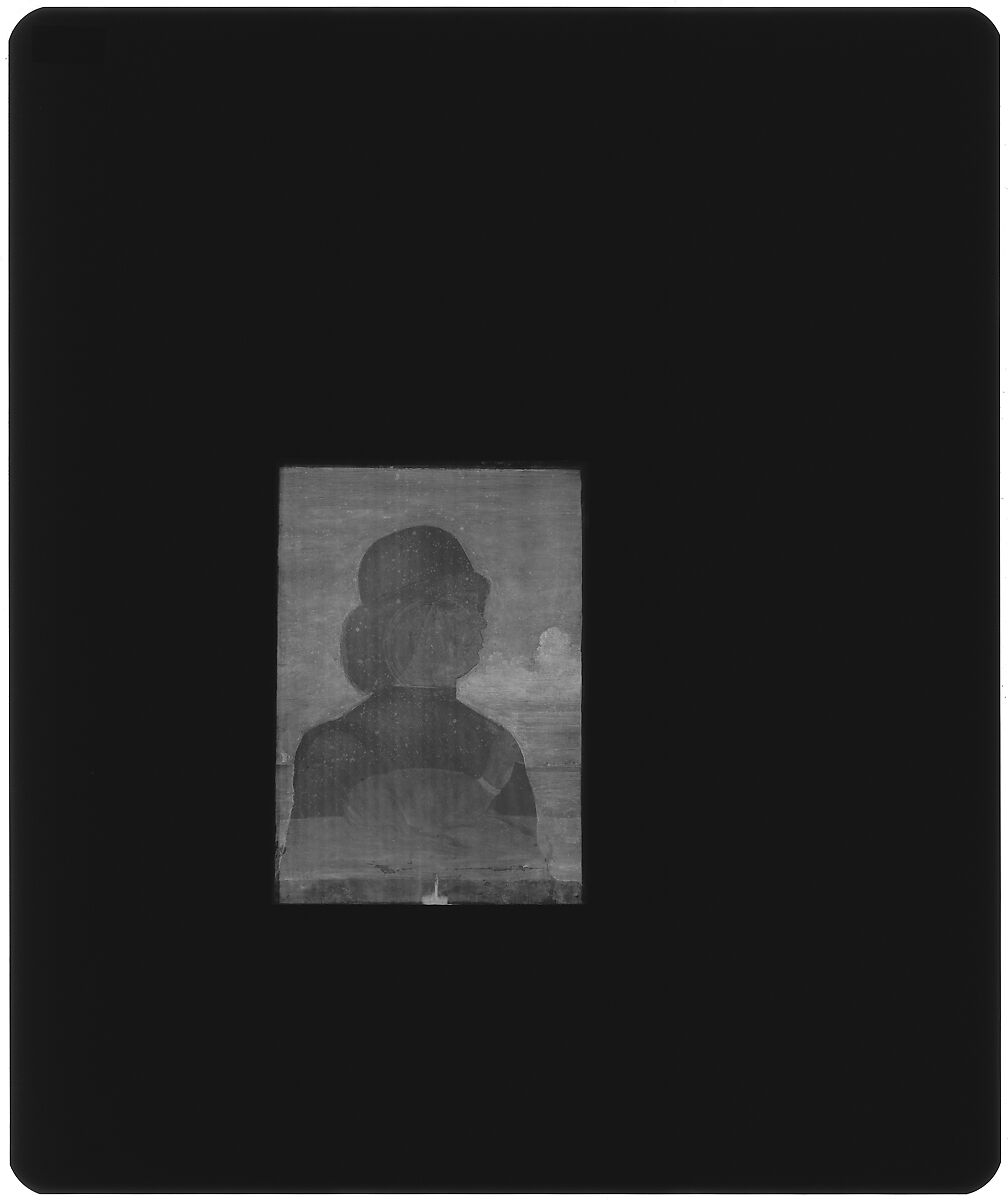 Portrait of Alvise Contarini(?); (verso) A Tethered Roebuck, Jacometto (Jacometto Veneziano) (Italian, active Venice by ca. 1472–died before 1498), Oil on wood; verso: oil and gold on wood