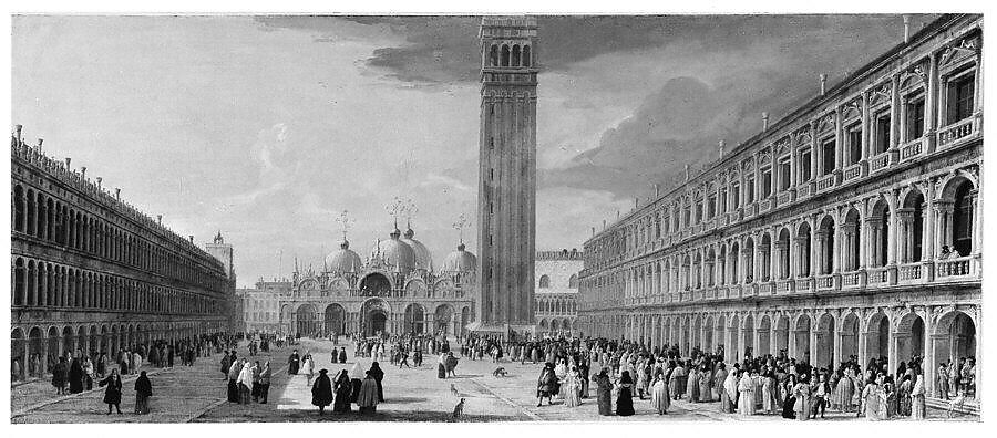 Piazza San Marco, Venice, Luca Carlevaris (Italian, Udine 1663/65–1730 Venice), Oil on canvas