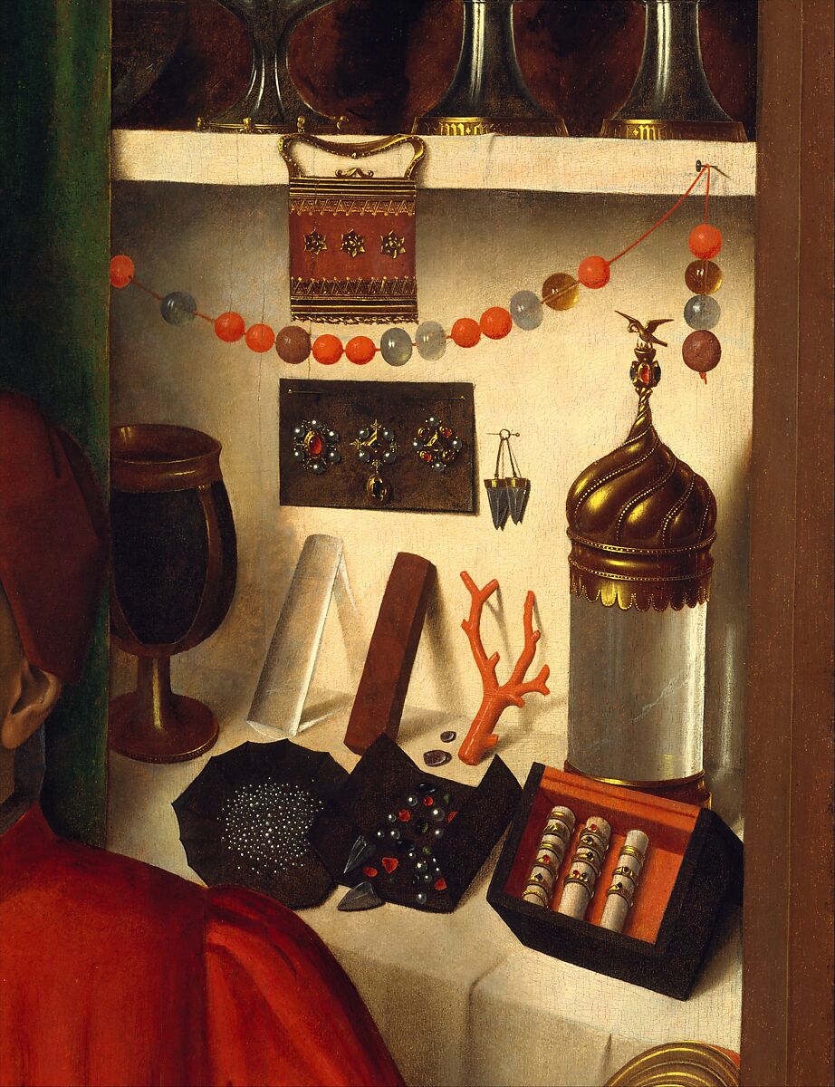 A Goldsmith in his Shop, Petrus Christus (Netherlandish, Baarle-Hertog (Baerle-Duc), active by 1444–died 1475/76 Bruges), Oil on oak panel