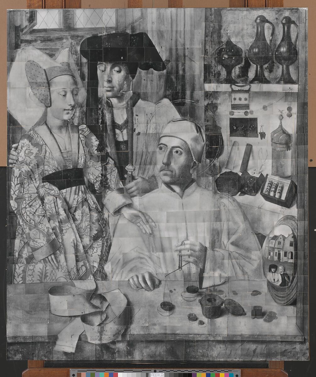 A Goldsmith in his Shop, Petrus Christus (Netherlandish, Baarle-Hertog (Baerle-Duc), active by 1444–died 1475/76 Bruges), Oil on oak panel