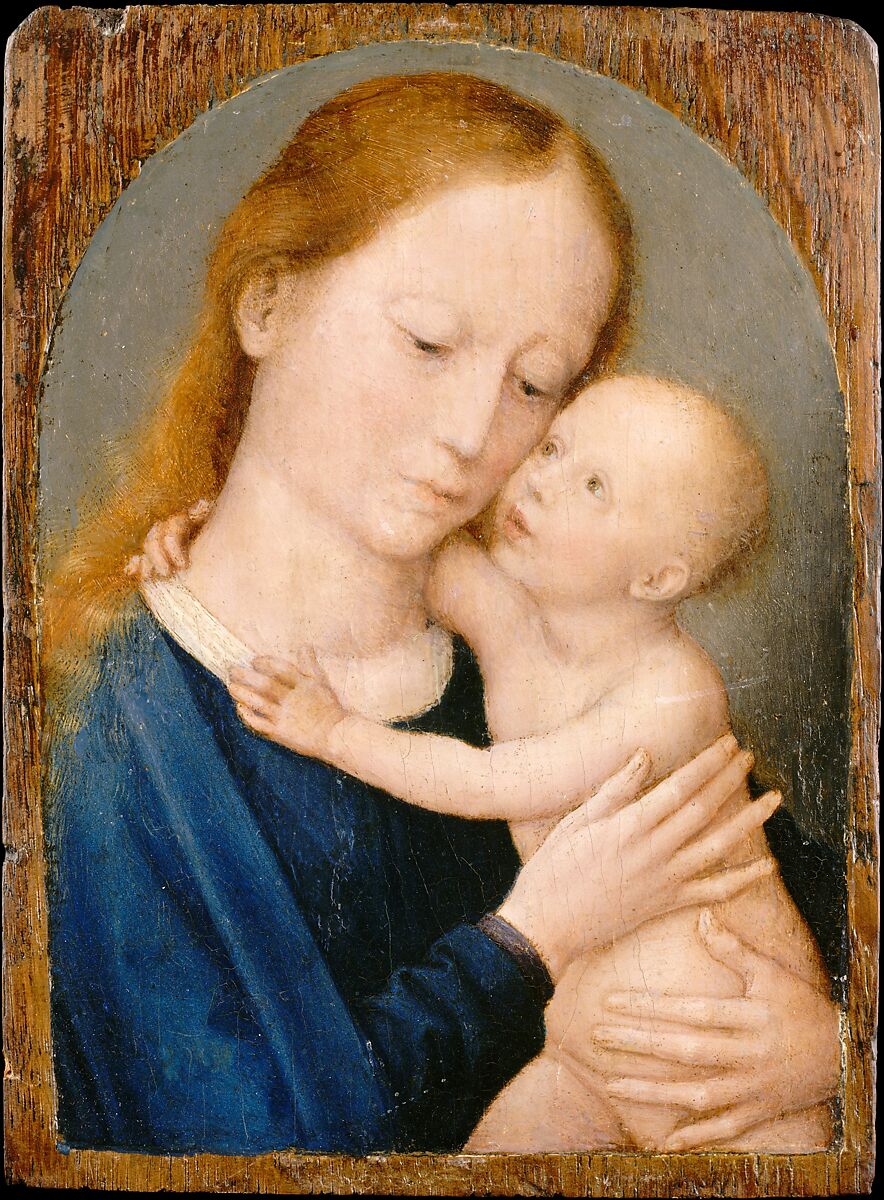 Virgin and Child, Workshop of Gerard David (Netherlandish, Oudewater ca. 1455–1523 Bruges), Oil on oak panel, Netherlandish 