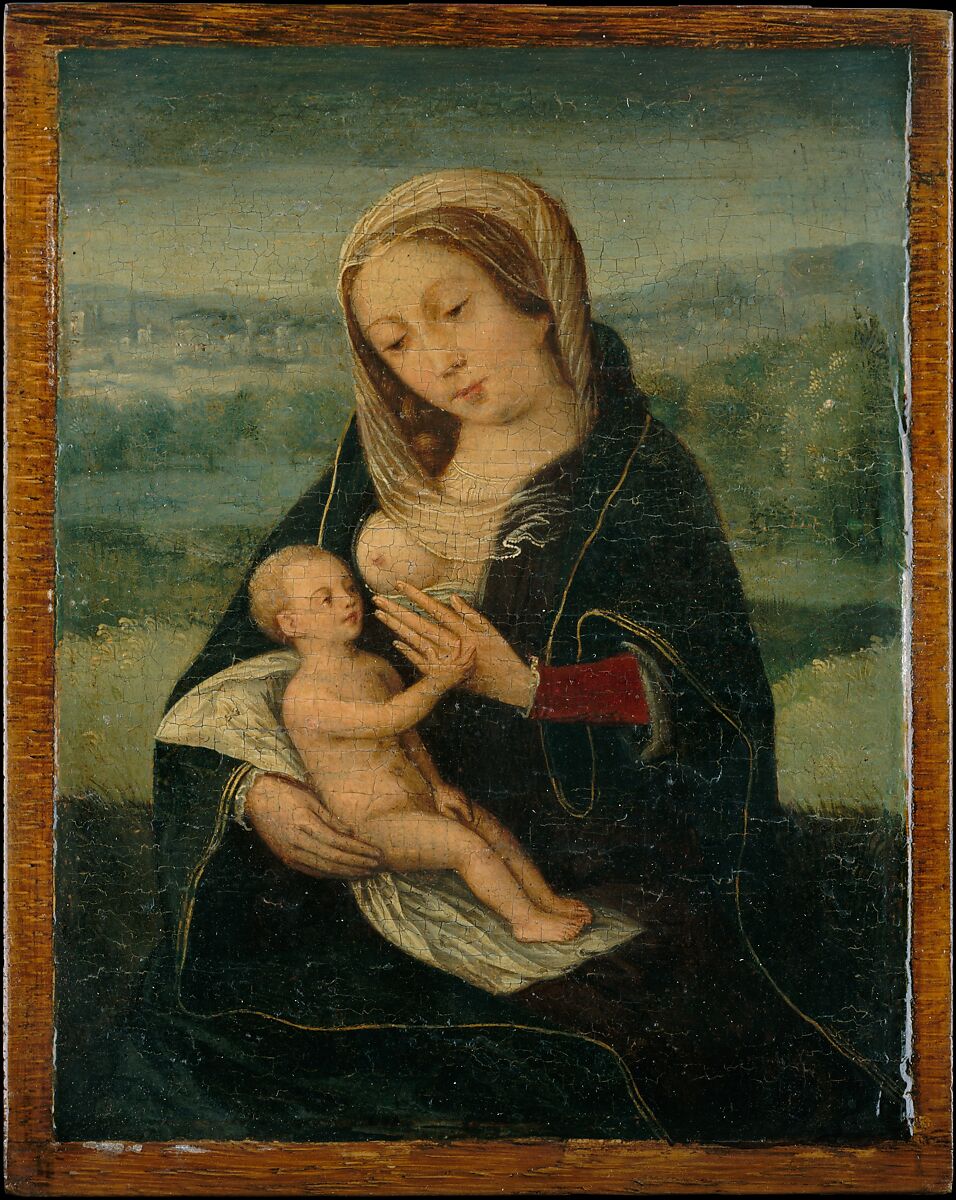 Virgin and Child, Netherlandish (Antwerp?), Oil on wood, Netherlandish 