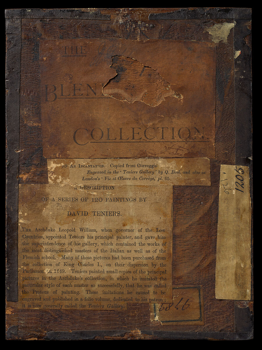 Old Age in Search of Youth, David Teniers the Younger (Flemish, Antwerp 1610–1690 Brussels), Oil on panel, over traces of underdrawing in black