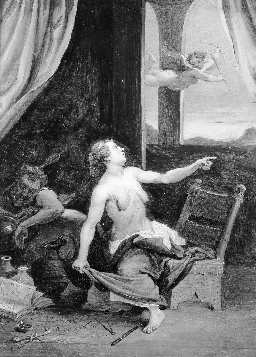 Old Age in Search of Youth, David Teniers the Younger (Flemish, Antwerp 1610–1690 Brussels), Oil on panel, over traces of underdrawing in black