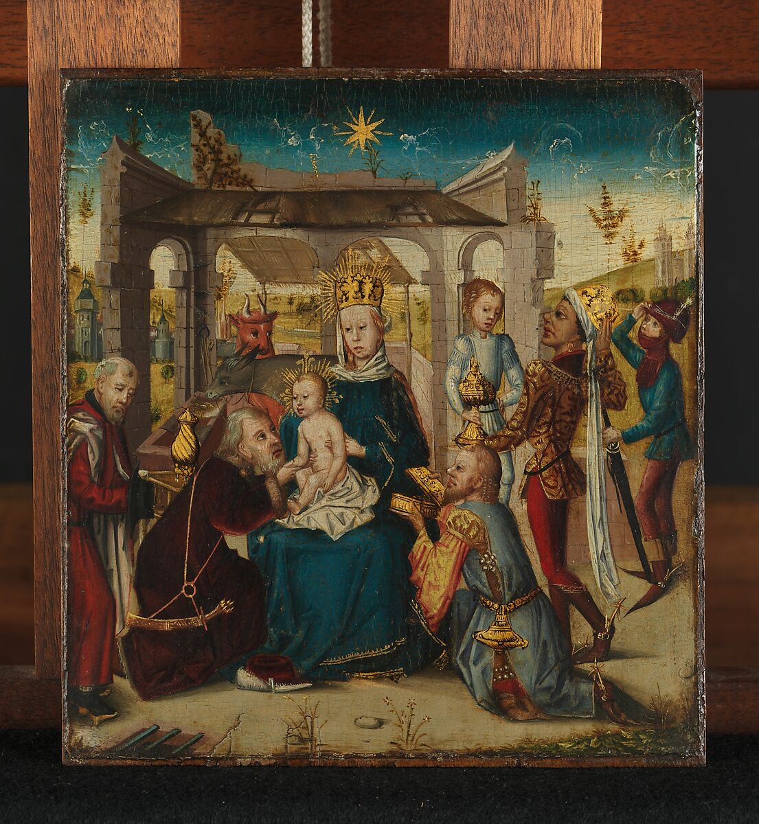 Adoration of the Magi, German , Middle Rhine(?), active ca. 1470-90, Oil and gold on beech panel, German, Middle Rhine(?)