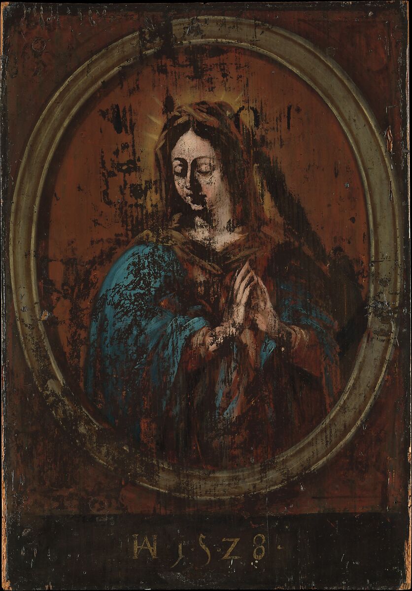 Mary of Burgundy, Master H.A. or A.H. (Austrian, Tirol (?), active late 1520s), Oil on fir panel