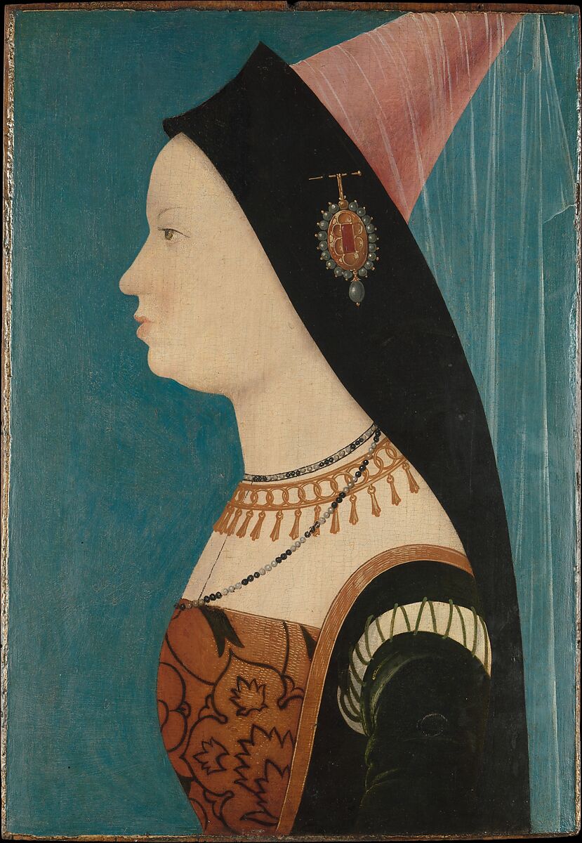 Mary of Burgundy, Master H.A. or A.H. (Austrian, Tirol (?), active late 1520s), Oil on fir panel 