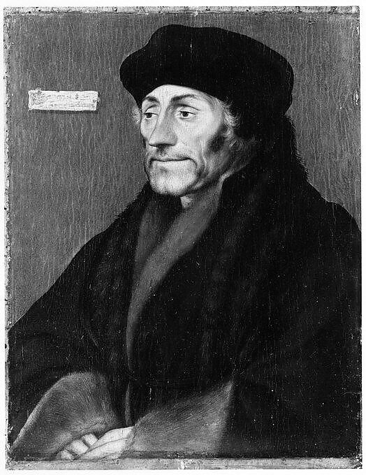 Erasmus of Rotterdam, Hans Holbein the Younger (German, Augsburg 1497/98–1543 London) (and Workshop(?)), Oil on linden panel
