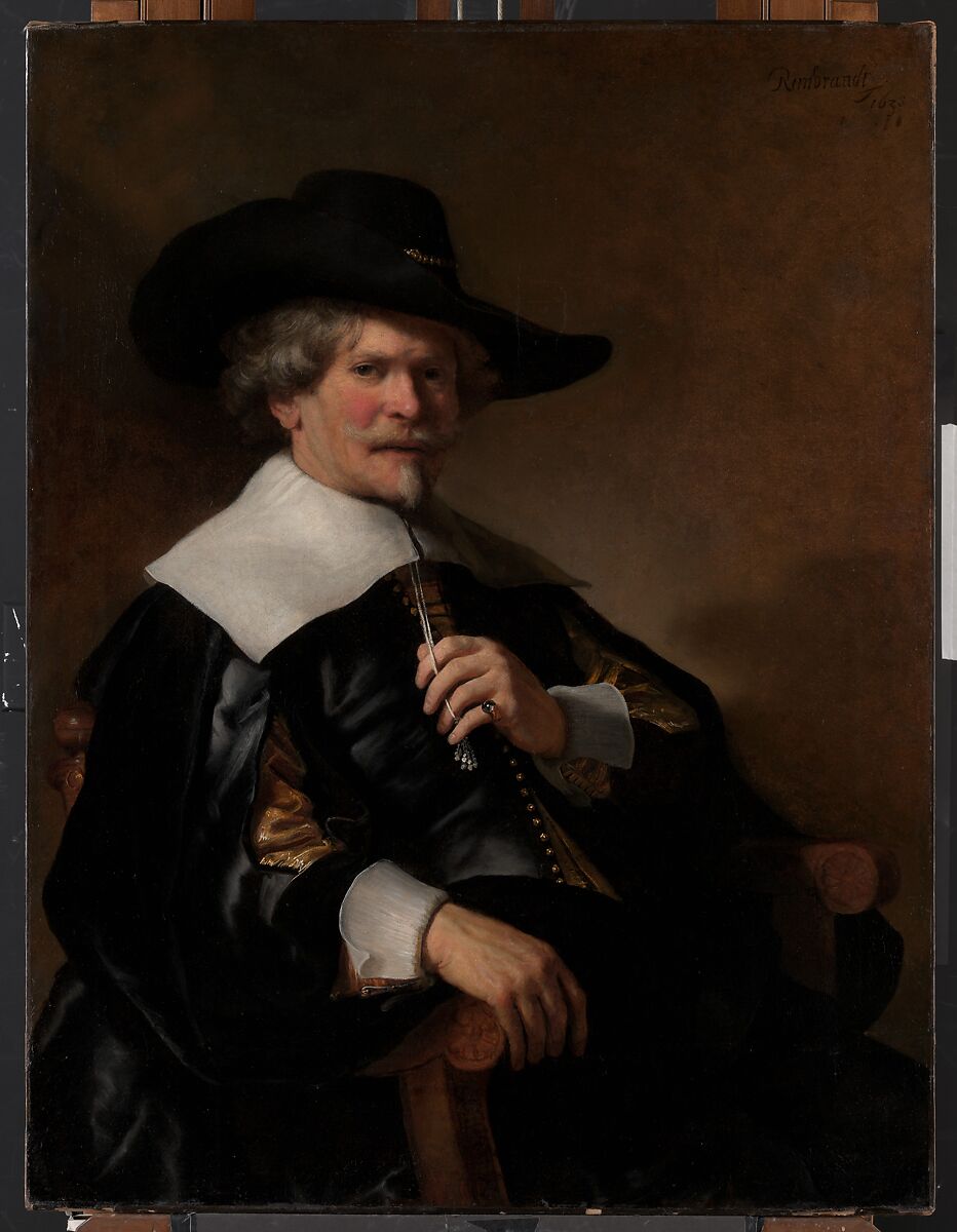 Portrait of a Man Seated in an Armchair, Dutch (Amsterdam) Painter, about 1640–50, Oil on canvas 