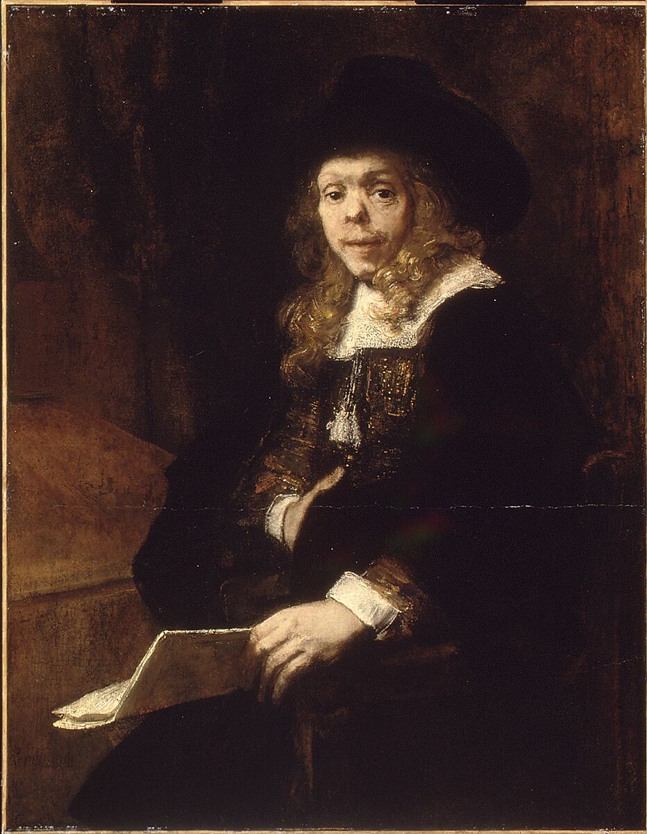 Portrait of Gerard de Lairesse, Rembrandt (Rembrandt van Rijn) (Dutch, Leiden 1606–1669 Amsterdam), Oil on canvas