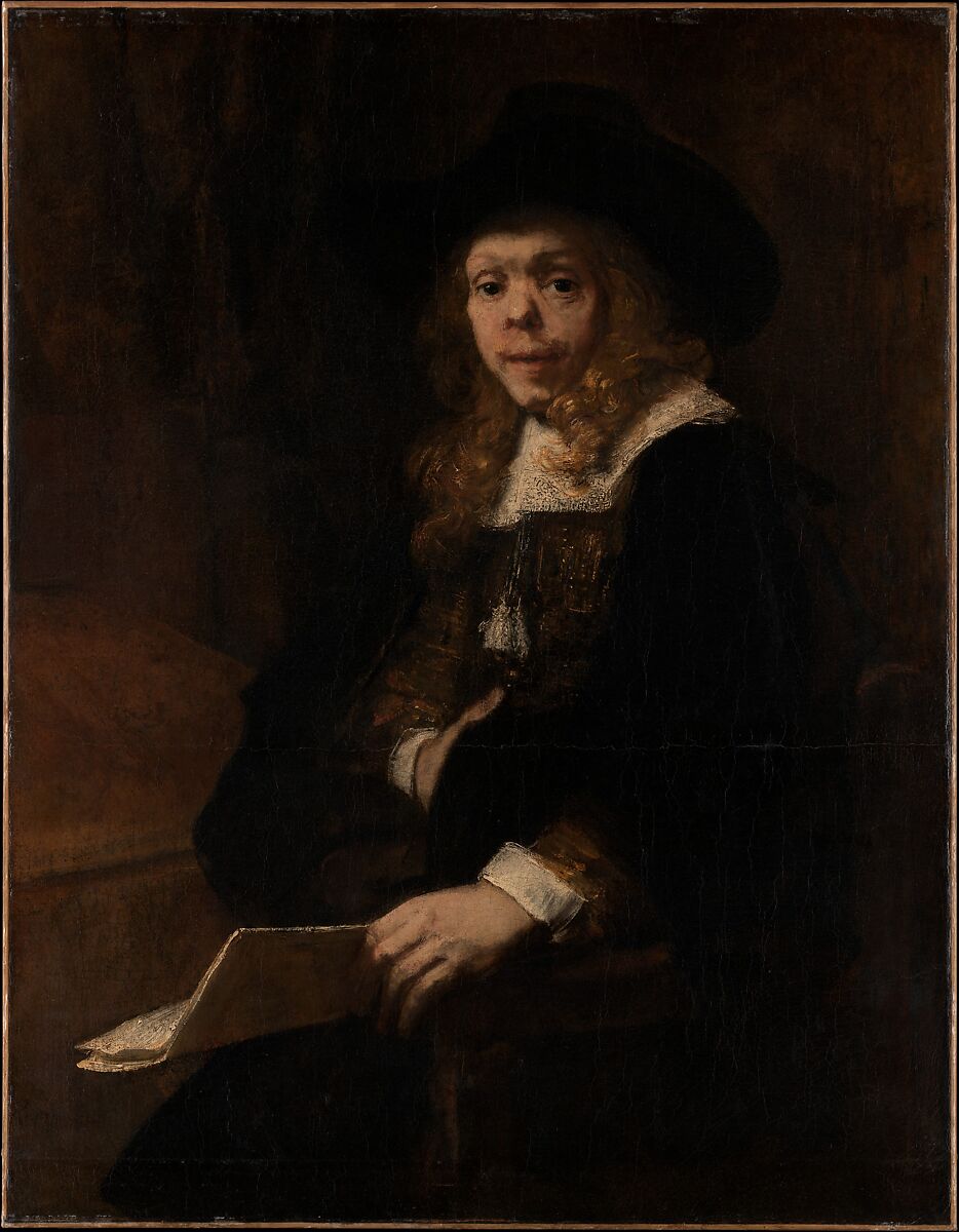 Portrait of Gerard de Lairesse, Rembrandt (Rembrandt van Rijn)  Dutch, Oil on canvas