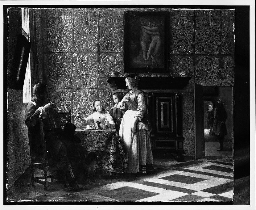 Leisure Time in an Elegant Setting, Pieter de Hooch (Dutch, Rotterdam 1629–1684 Amsterdam), Oil on canvas