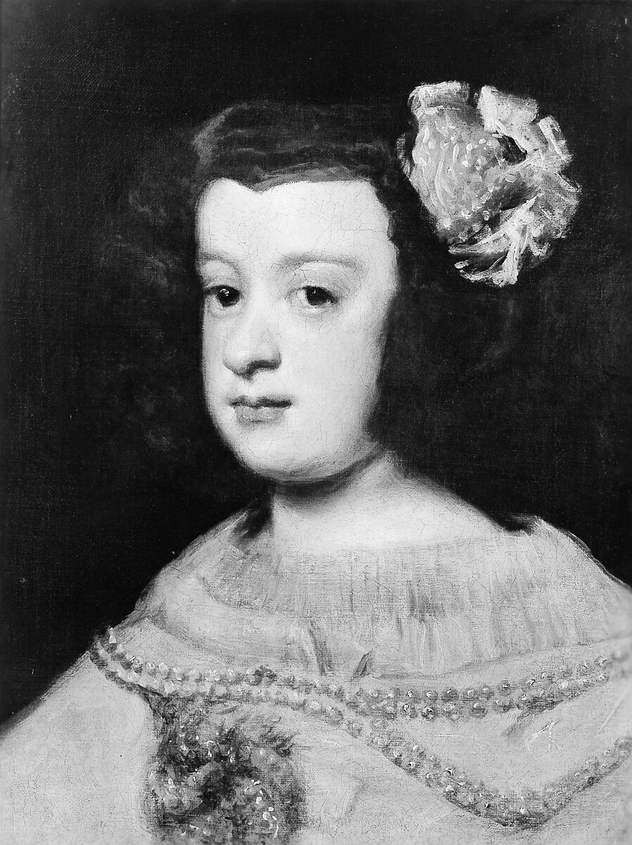 María Teresa, Infanta of Spain, Workshop of Diego Rodríguez de Silva y Velázquez (Spanish, Seville 1599–1660 Madrid), Oil on canvas