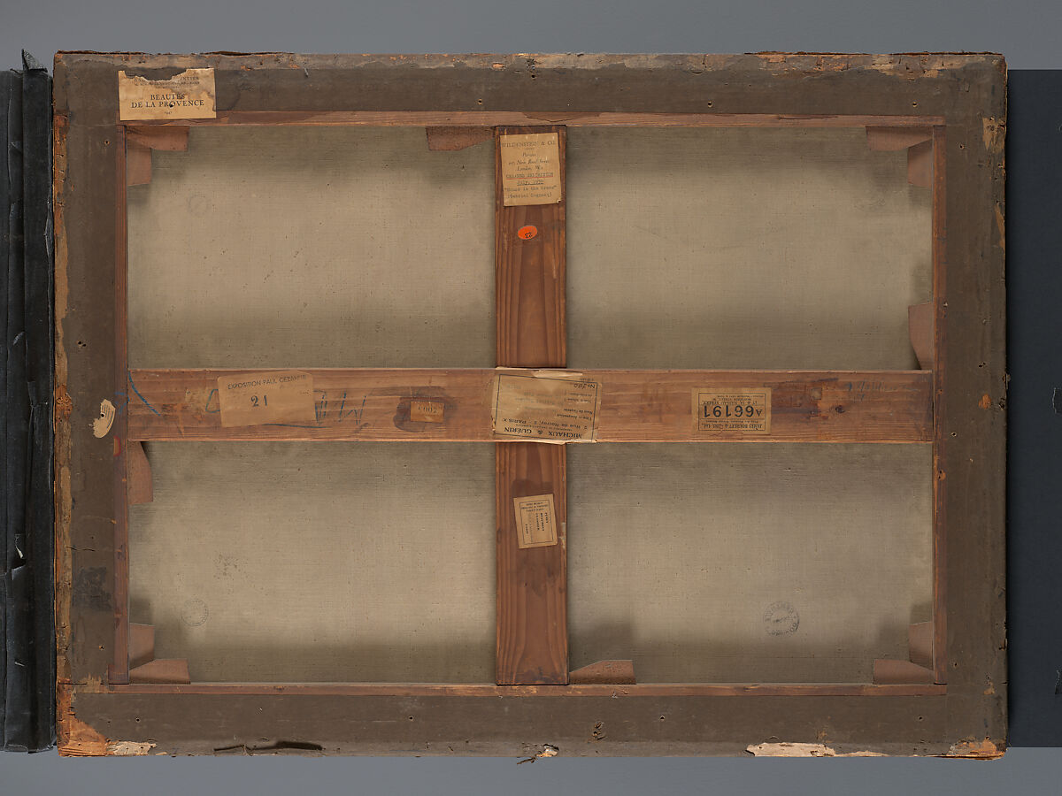 Trees and Houses Near the Jas de Bouffan, Paul Cézanne (French, Aix-en-Provence 1839–1906 Aix-en-Provence), Oil on canvas