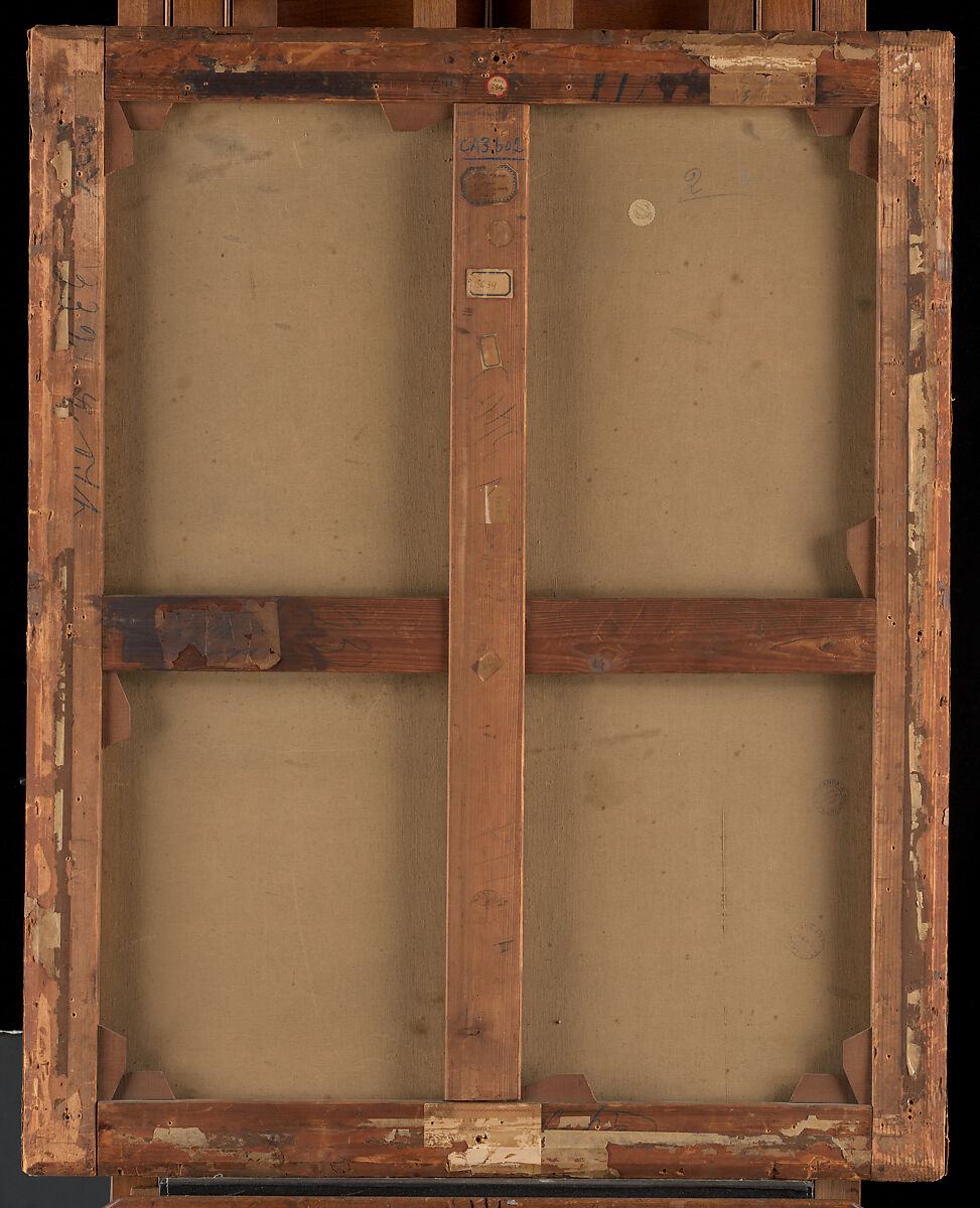 Tahitian Women Bathing, Paul Gauguin (French, Paris 1848–1903 Atuona, Hiva Oa, Marquesas Islands), Oil on paper, laid down on canvas