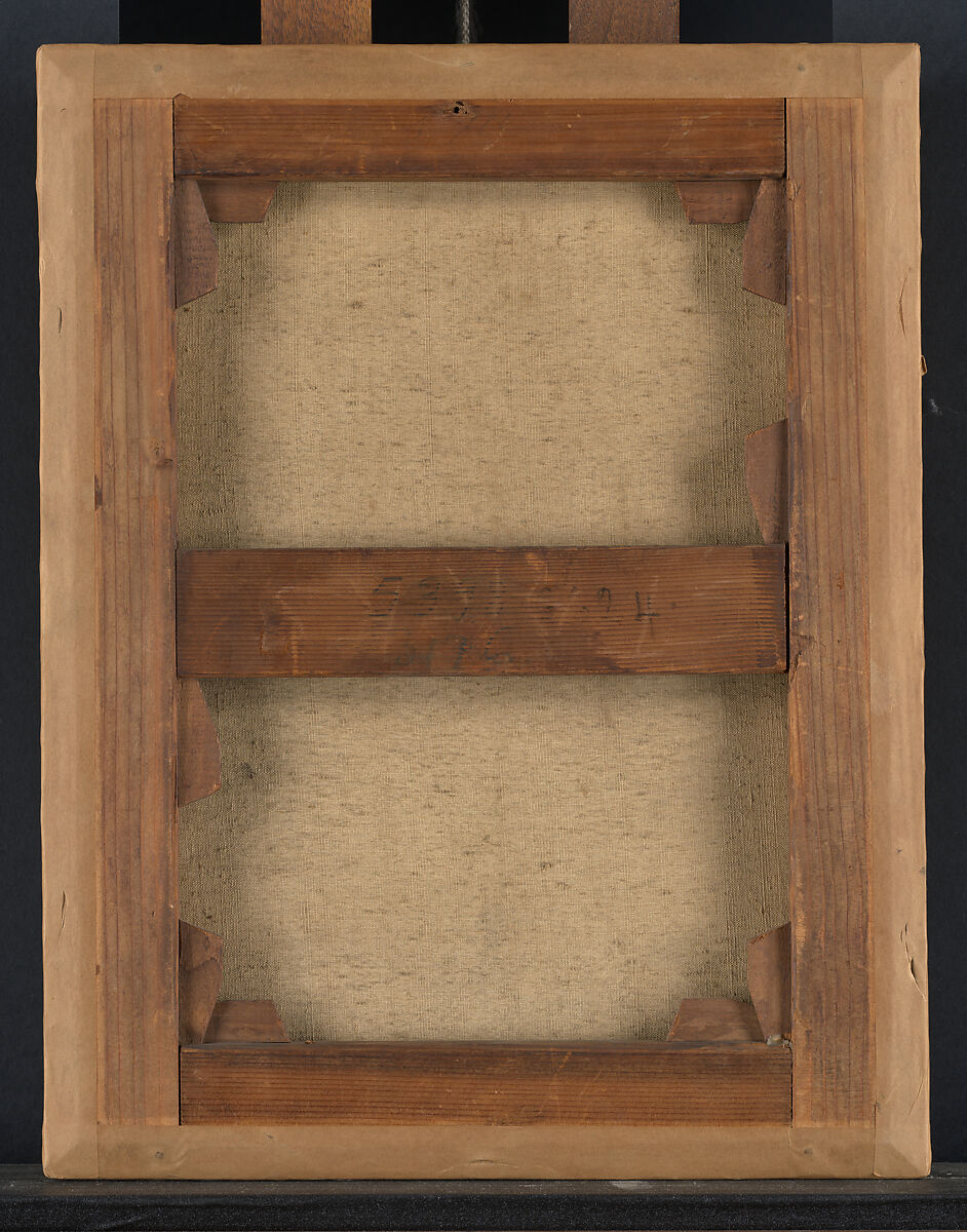 Fir Trees in Les Trembleaux, near Marlotte (Sapins aux Trembleaux à Marlotte), Henri-Joseph Harpignies (French, Valenciennes 1819–1916 Saint-Privé), Oil on canvas