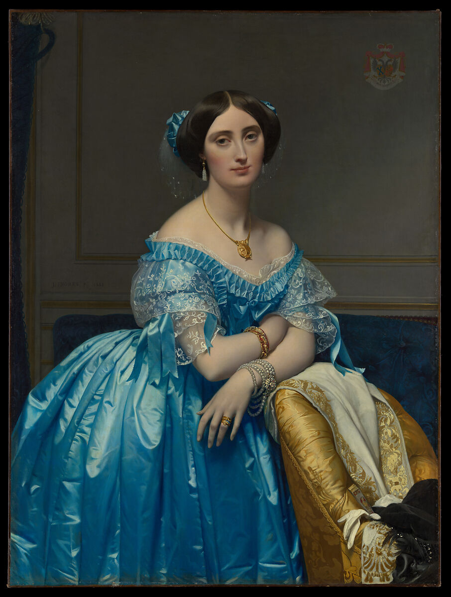 Joséphine-Éléonore-Marie-Pauline de Galard de Brassac de Béarn (1825–1860), Princesse de Broglie, Jean Auguste Dominique Ingres  French, Oil on canvas