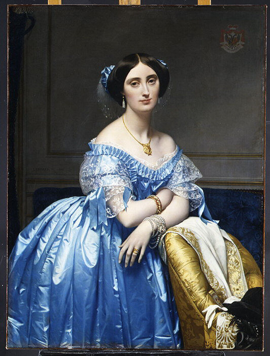 Joséphine-Éléonore-Marie-Pauline de Galard de Brassac de Béarn (1825–1860), Princesse de Broglie, Jean Auguste Dominique Ingres (French, Montauban 1780–1867 Paris), Oil on canvas