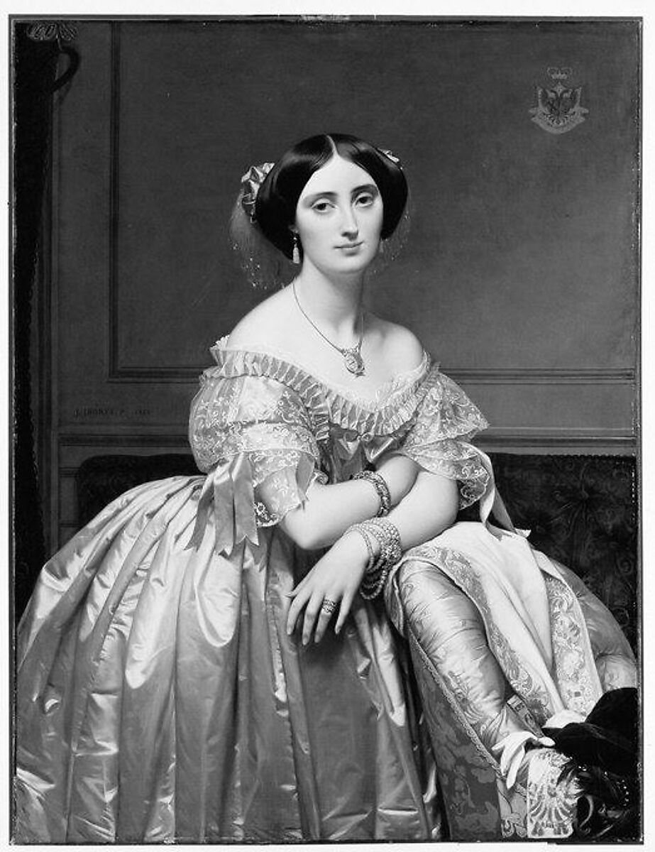 Joséphine-Éléonore-Marie-Pauline de Galard de Brassac de Béarn (1825–1860), Princesse de Broglie, Jean Auguste Dominique Ingres (French, Montauban 1780–1867 Paris), Oil on canvas