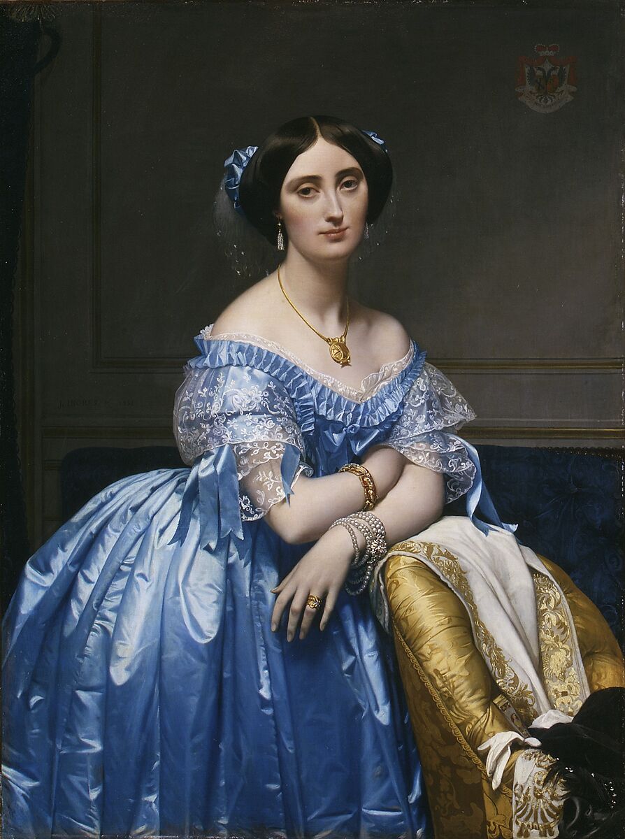 Joséphine-Éléonore-Marie-Pauline de Galard de Brassac de Béarn (1825–1860), Princesse de Broglie, Jean Auguste Dominique Ingres (French, Montauban 1780–1867 Paris), Oil on canvas