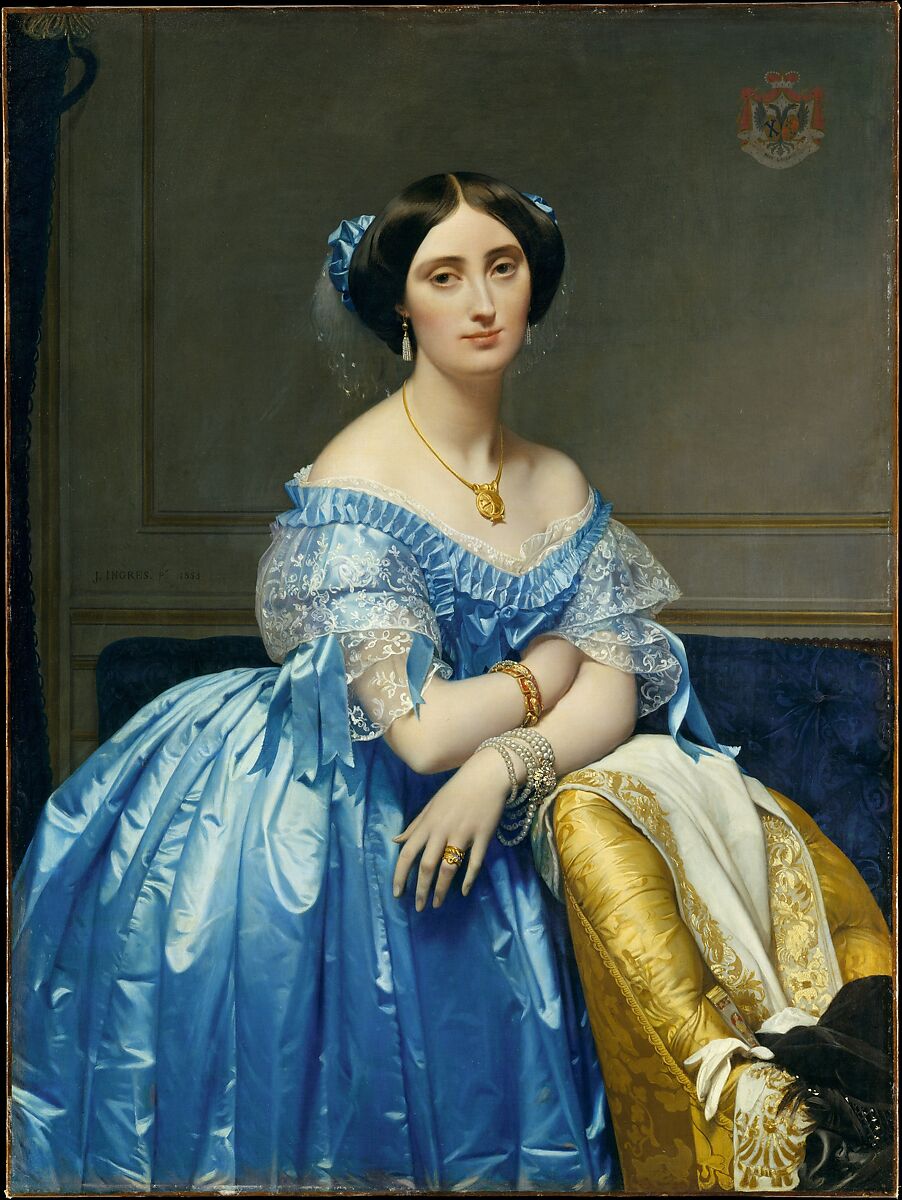 Joséphine-Éléonore-Marie-Pauline de Galard de Brassac de Béarn (1825–1860), Princesse de Broglie, Jean Auguste Dominique Ingres (French, Montauban 1780–1867 Paris), Oil on canvas