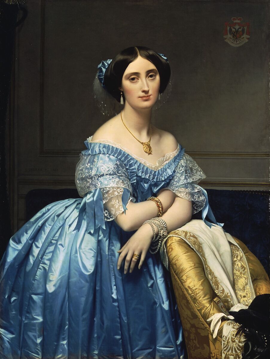 Joséphine-Éléonore-Marie-Pauline de Galard de Brassac de Béarn (1825–1860), Princesse de Broglie, Jean Auguste Dominique Ingres (French, Montauban 1780–1867 Paris), Oil on canvas