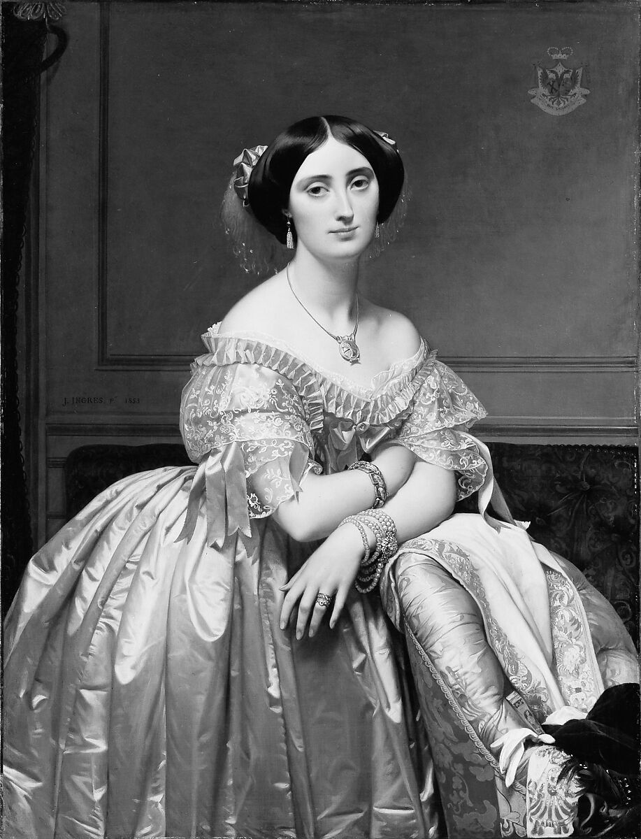 Joséphine-Éléonore-Marie-Pauline de Galard de Brassac de Béarn (1825–1860), Princesse de Broglie, Jean Auguste Dominique Ingres (French, Montauban 1780–1867 Paris), Oil on canvas
