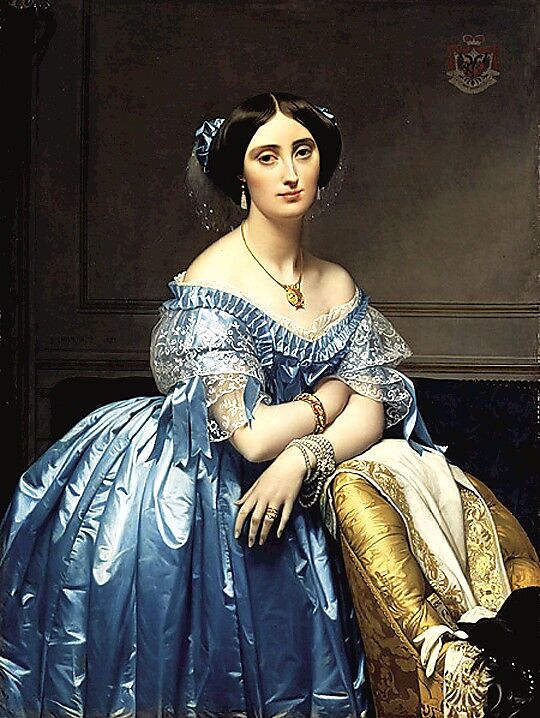 Joséphine-Éléonore-Marie-Pauline de Galard de Brassac de Béarn (1825–1860), Princesse de Broglie, Jean Auguste Dominique Ingres (French, Montauban 1780–1867 Paris), Oil on canvas