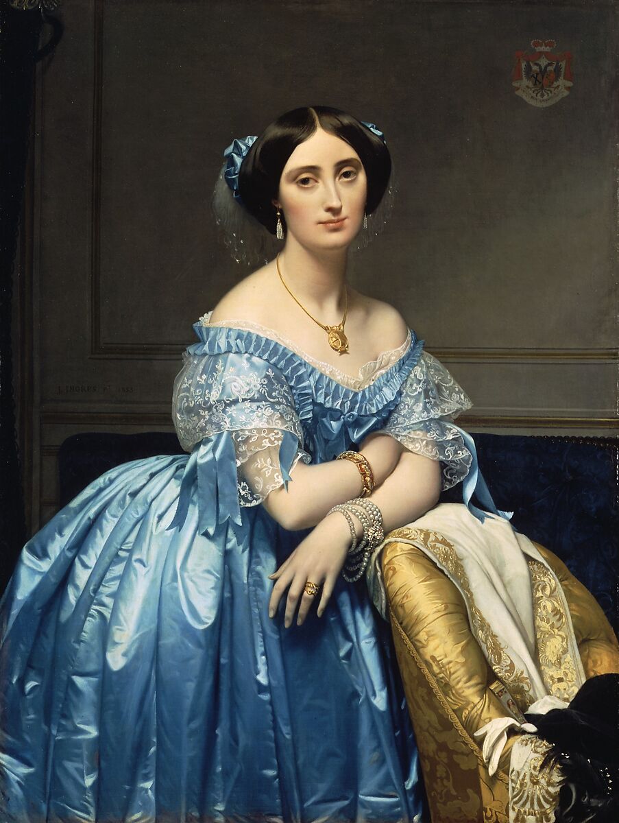 Joséphine-Éléonore-Marie-Pauline de Galard de Brassac de Béarn (1825–1860), Princesse de Broglie, Jean Auguste Dominique Ingres (French, Montauban 1780–1867 Paris), Oil on canvas