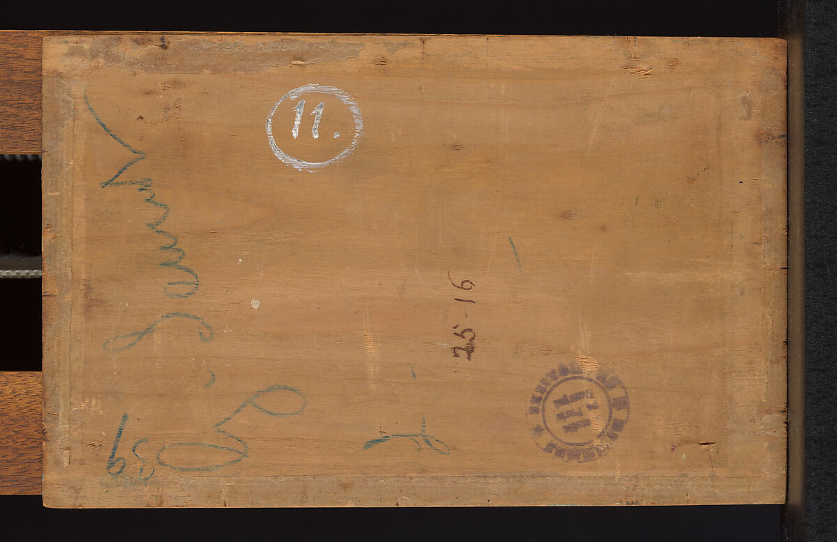 The Mower, Georges Seurat (French, Paris 1859–1891 Paris), Oil on wood