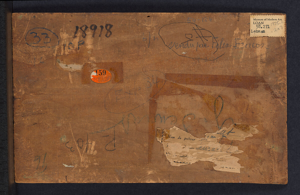 Study for "A Sunday on La Grande Jatte", Georges Seurat (French, Paris 1859–1891 Paris), Oil on wood