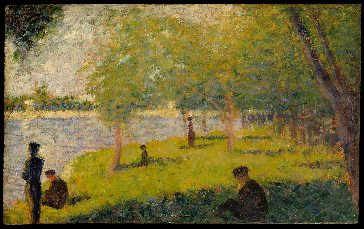 Georges Seurat  Study for "A Sunday on La Grande Jatte"  The