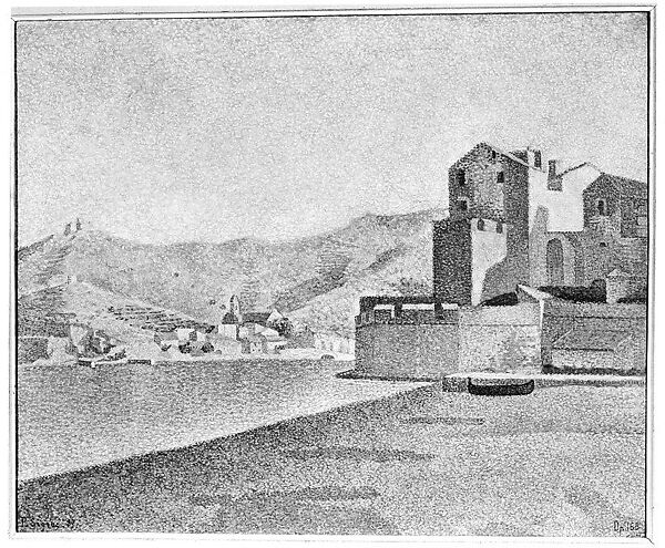 The Town Beach, Collioure, Opus 165 (Collioure. La Plage de la ville. Opus 165), Paul Signac (French, Paris 1863–1935 Paris), Oil on canvas