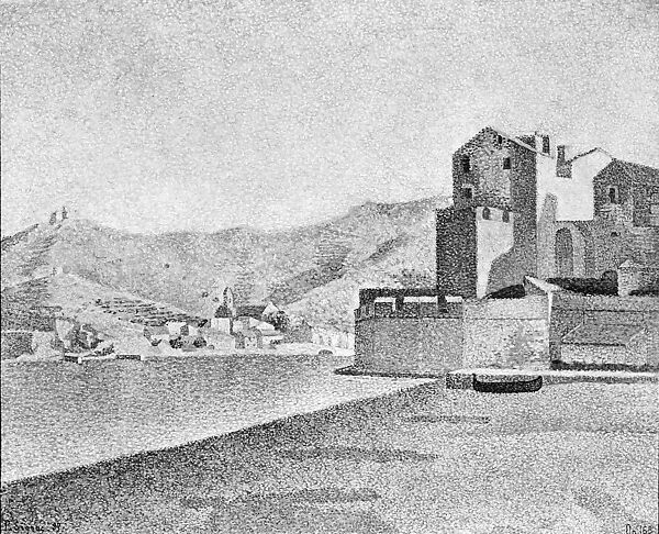 The Town Beach, Collioure, Opus 165 (Collioure. La Plage de la ville. Opus 165), Paul Signac (French, Paris 1863–1935 Paris), Oil on canvas