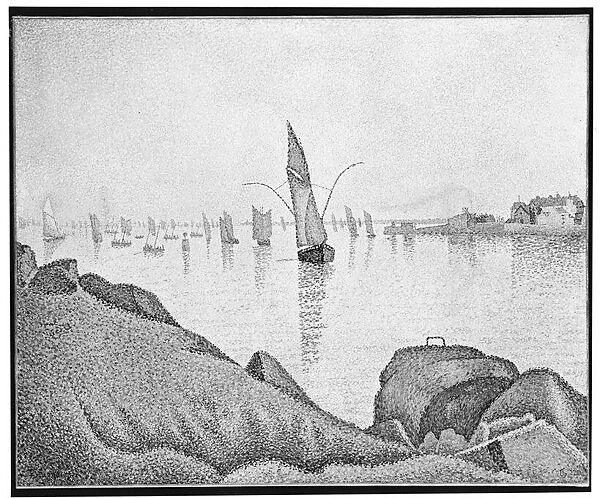 Evening Calm, Concarneau, Opus 220 (Allegro Maestoso), Paul Signac (French, Paris 1863–1935 Paris), Oil on canvas