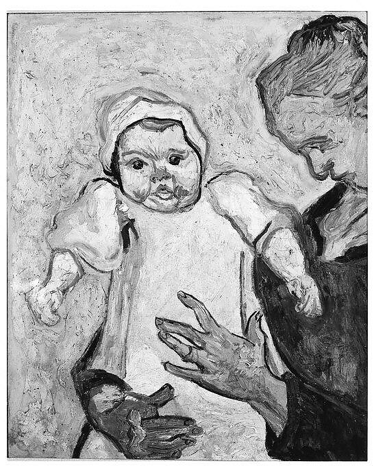 Madame Roulin and Her Baby, Vincent van Gogh (Dutch, Zundert 1853–1890 Auvers-sur-Oise), Oil on canvas