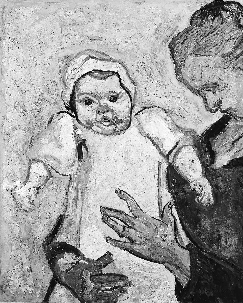 Madame Roulin and Her Baby, Vincent van Gogh (Dutch, Zundert 1853–1890 Auvers-sur-Oise), Oil on canvas