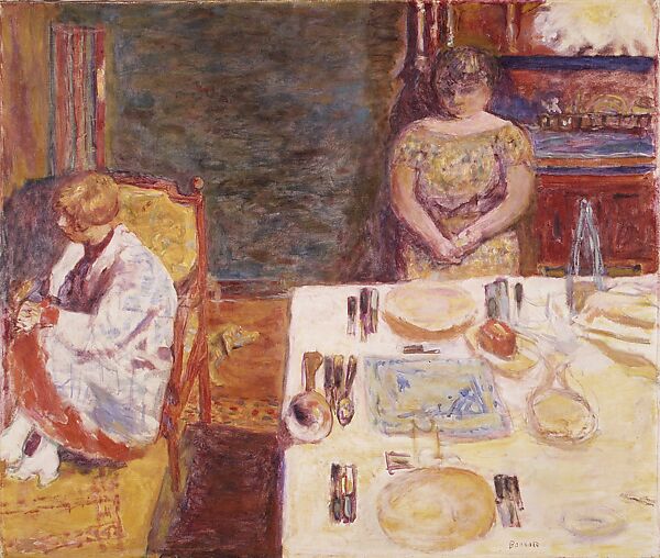 Before Dinner, Pierre Bonnard (French, Fontenay-aux-Roses 1867–1947 Le Cannet), Oil on canvas