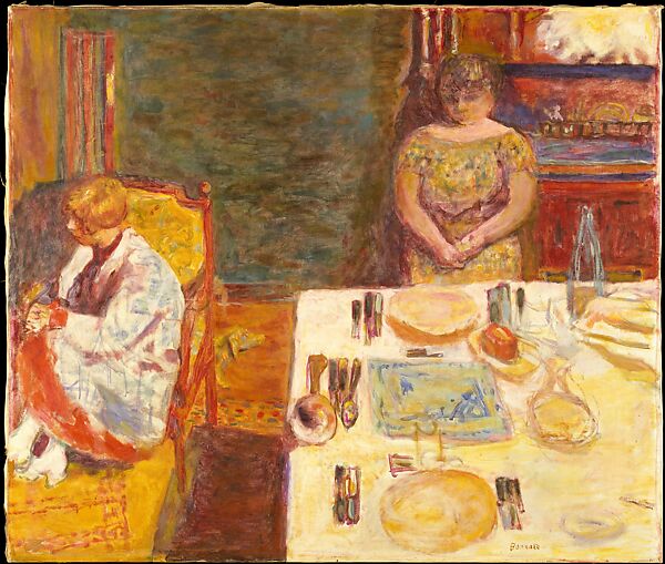 Before Dinner, Pierre Bonnard (French, Fontenay-aux-Roses 1867–1947 Le Cannet), Oil on canvas 