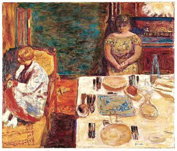 Before Dinner, Pierre Bonnard (French, Fontenay-aux-Roses 1867–1947 Le Cannet), Oil on canvas