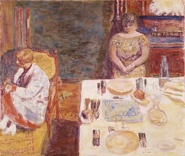 Before Dinner, Pierre Bonnard (French, Fontenay-aux-Roses 1867–1947 Le Cannet), Oil on canvas