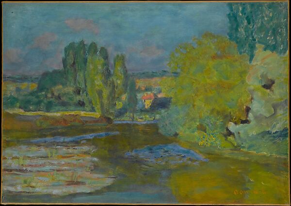 House on the Seine near Vernon, Pierre Bonnard (French, Fontenay-aux-Roses 1867–1947 Le Cannet), Oil on canvas
